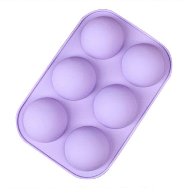 12 Holes Baby Pink Silicone Cylinder Round Circle Cake Muffin Cupcake Mould